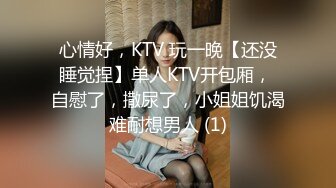 心情好，KTV 玩一晚【还没睡觉捏】单人KTV开包厢， 自慰了，撒尿了，小姐姐饥渴难耐想男人 (1)